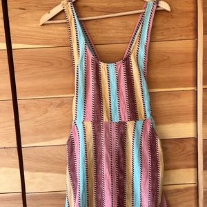 Ace & Jig Spencer Dress in multi orange stripe